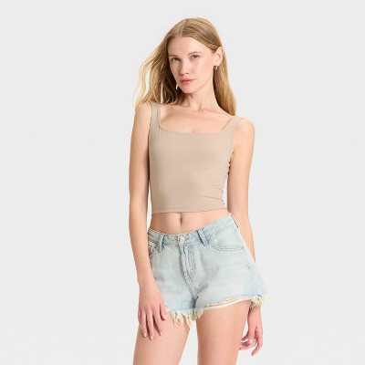 Women's ButterBliss Square Neck Tank Top - Wild Fable™