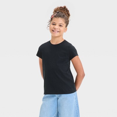 Girls' Short Sleeve Solid T-Shirt - Cat & Jack™