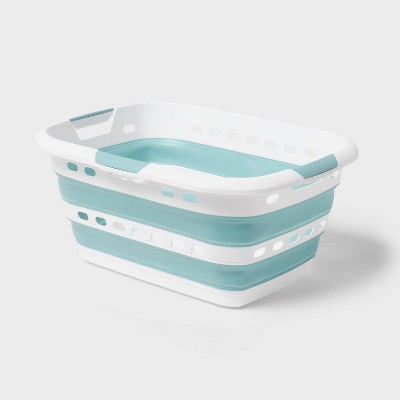 Collapsible Laundry Hamper Endcap White  - Brightroom™