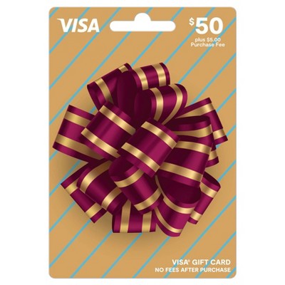 Visa Gift Card  - $50 + $5 Fee