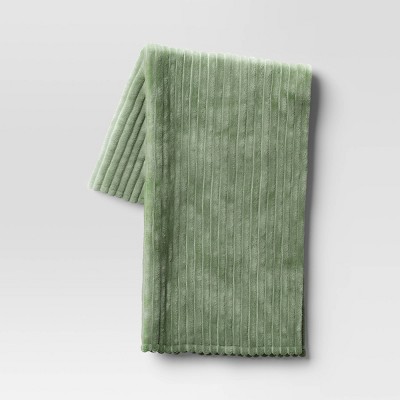Channeled Plush Throw Blanket - Room Essentials™