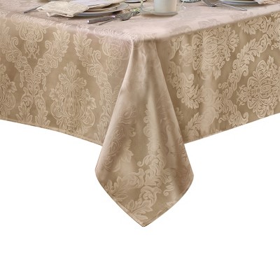 Elrene Barcelona Jacquard Damask Stain Resistant Tablecloth ~ Elrene Home Fashions