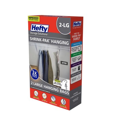 Hefty Shrink-Pak Clear Vacuum Cube Storage Bags (Case of 3)