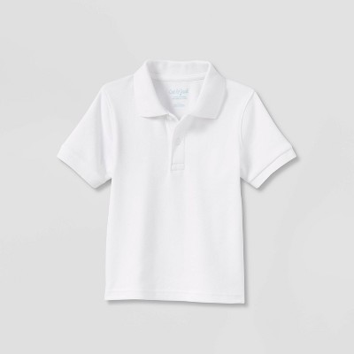 Toddler Boys' Short Sleeve Interlock Uniform Polo Shirt - Cat & Jack™