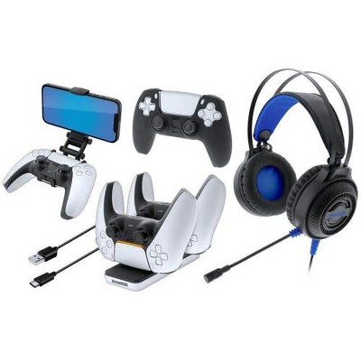 Dreamgear - Dreamgear DGPS5-7401 Gamer's Kit Playstation 5 (5 in 1) (Black)