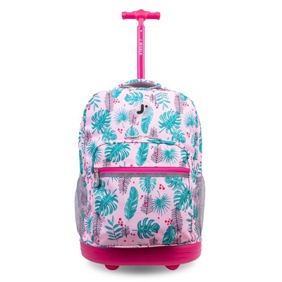 J World Sunrise 18" Rolling Backpack