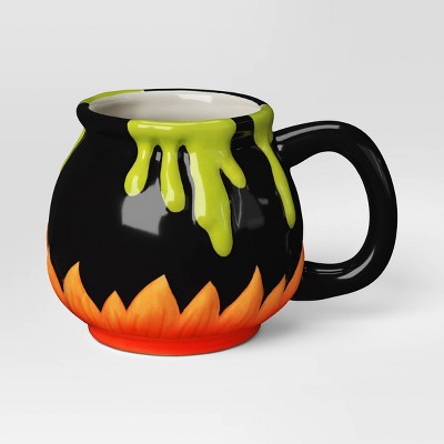15.7 fl oz Halloween Earthenware Figural Potion Cauldron Mug - Hyde and EEK! Boutique™