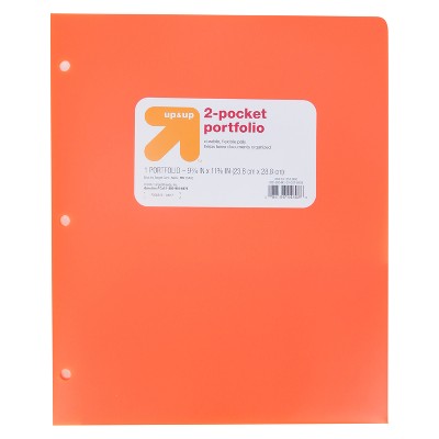 2 Pocket Plastic Folder - up&up™