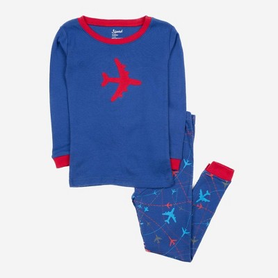 Leveret Kids Cotton Pajamas - Vehicle Prints