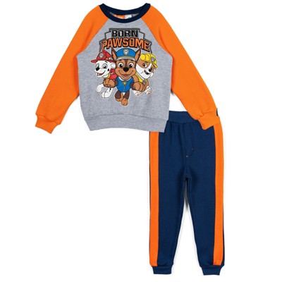 Nickelodeon Paw Patrol Sweatshirt and Fleece Pants Outfit Set Little Kid to Big Kid