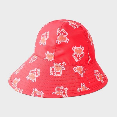Baby Boys' Reversible Crab Swim Hat - Cat & Jack™ Orange