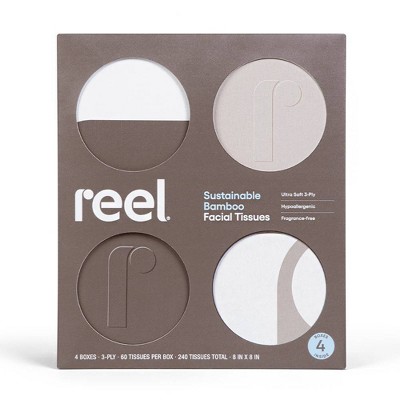 Reel Paper Premium Bamboo Facial Tissue