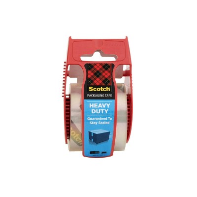 Scotch Heavy Duty Shipping Packing Tape Roll with Dispenser
