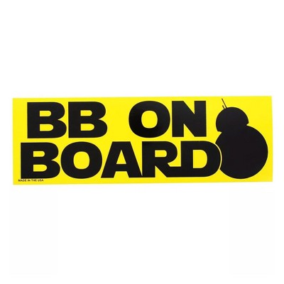 Nerd Block Star Wars Exclusive BB On Board Bumper Sticker