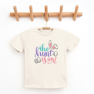 The Juniper Shop The Hunt Is On Easter Toddler Short Sleeve Tee