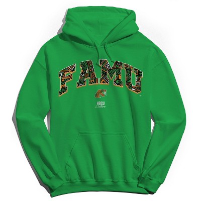 NCAA Florida A&M Rattlers Green Hooded Sweatshirt