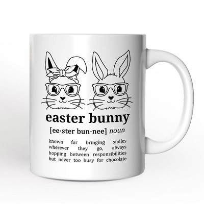 Easter Bunny Definition Mug, Funny Spring Gift (Non-Custom Only)| OrnamentallyYou