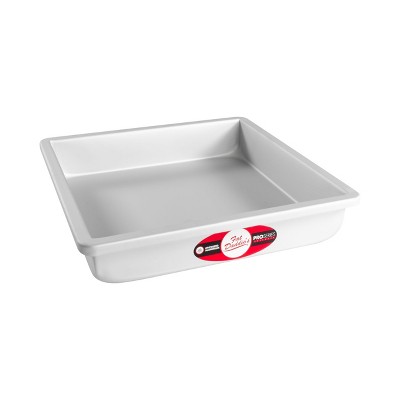 Fat Daddio's PSQ-10102 Anodized Aluminum Square Cake Pan 10"x10"x2"