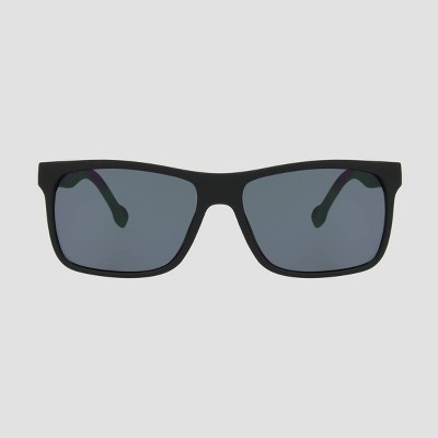 Men's Square Sunglasses - Original Use™ Black: Scratch-Resistant, UV Protection, Recycled Plastic Frame