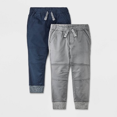 Toddler Boys' 2pk Woven Pull-On Jogger Pants - Cat & Jack™