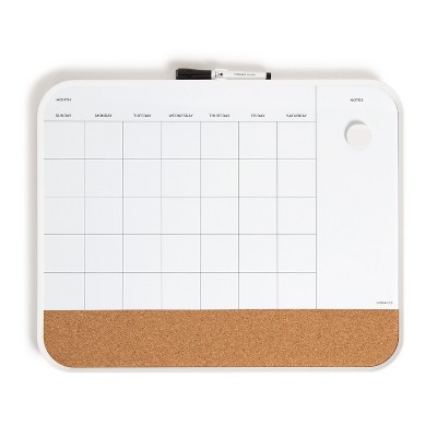 U Brands 16"x20" Mod Frame 3-in-1 Planner Board - White