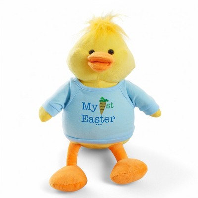 Personalization Mall My First Easter Personalized Quacking Plush Duck