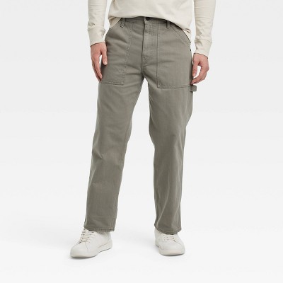 Men's Vintage Relaxed Straight Fit Utility Pants - Goodfellow & Co™