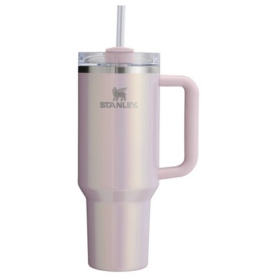 Stanley 40 oz Stainless Steel H2.0 Flowstate Quencher Tumbler Aster: Dishwasher-Safe, Portable Drinkware for All Ages