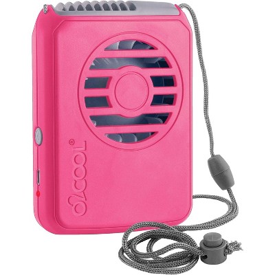 O2COOL Personal Travel Rechargeable Battery Powered Neck Cooling Fan