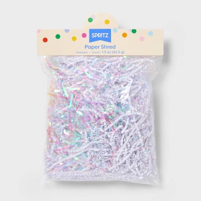 White Iridescent Paper Shred - Spritz™