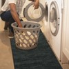 Modern Solid Area Rug Machine Washable Rug Stain Resistant Easy Cleaning Indoor Carpet With Non-Slip Backing - 4 of 4