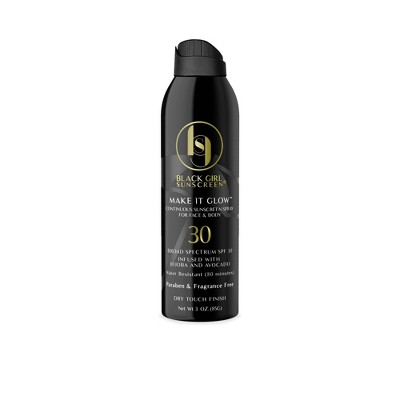 Black Girl Sunscreen Make It Glow Sunscreen Spray - SPF 30 - 3oz