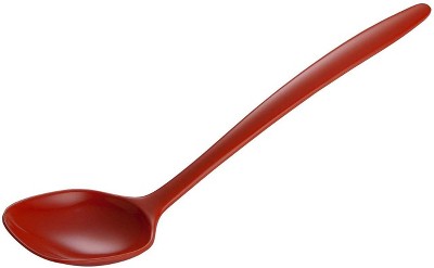 Gourmac Hutzler 12 Inch Melamine Spoon, Red