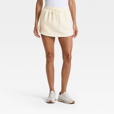 Women's Airy Sleek Skort - All In Motion™ Cream XS