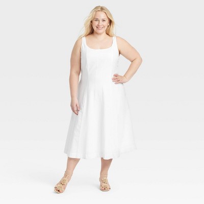Women's Corset Midi A-Line Dress - A New Day™
