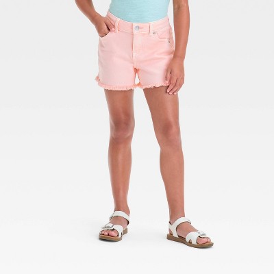 Girls' Mid-Rise Cutoff Jean Shorts - Cat & Jack™