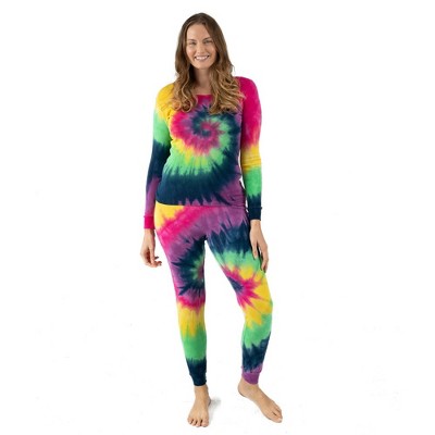 Leveret Womens Two Piece Cotton Tie Dye Pajamas