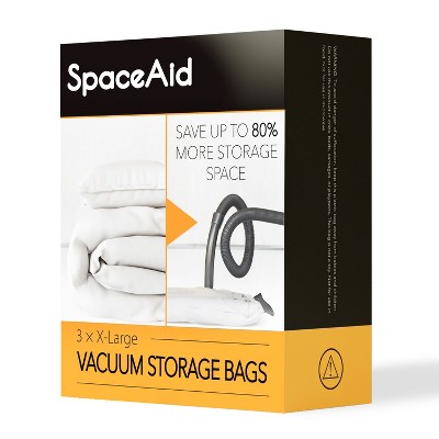 XL 3 pc Vacuum Storage Bags，Vacuum Storage Bags,Space Saver Sealer Compression Bags