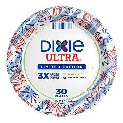 Dixie Ultra Plates 8.5" - Americana - 30ct