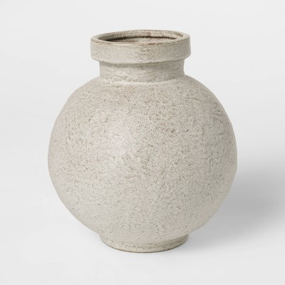Round Textured Ceramic Vase - Threshold™ designed with Studio McGee