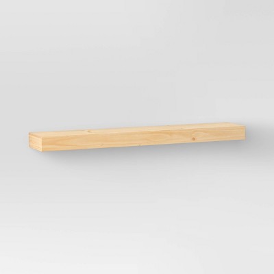 36" Floating Wood Shelf - Threshold™